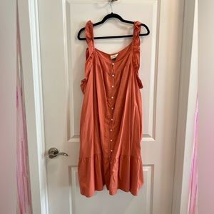 Flutter Sleeveless Short Dress